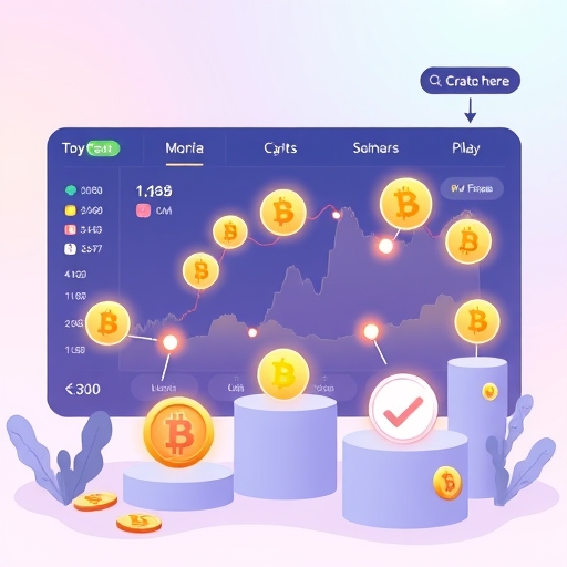 友善的加密貨幣交易所介面，顯示各種數位貨幣圖示，適合台灣用戶入金 BingX