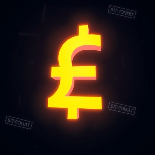 玉山e point符號的數位藝術插圖，在深色背景中閃耀，伴隨抽象金融圖案