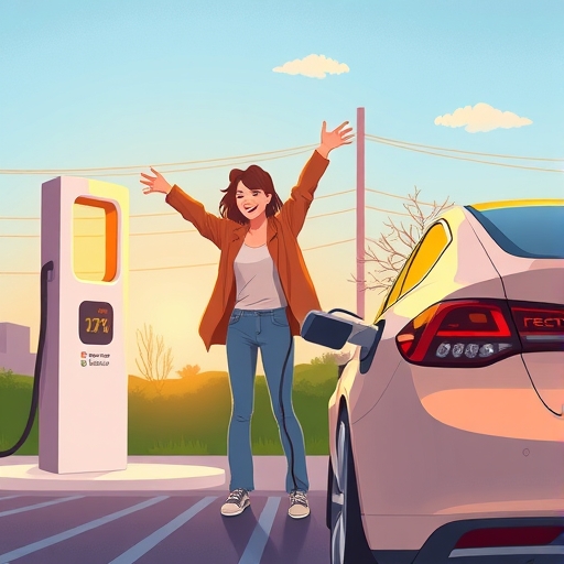 電動車充電站回饋與綠色出行插圖