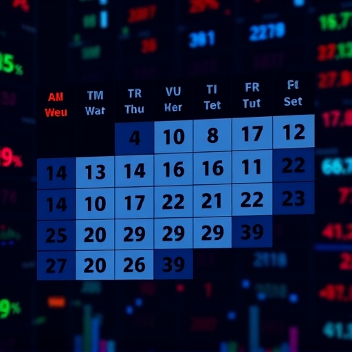 financial calendar highlighting dividend payouts, illustrating 00900 成分股篩選邏輯的除息時機