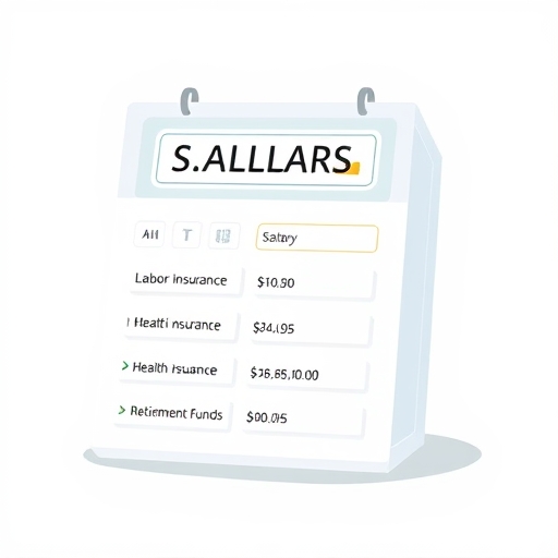 月薪三萬勞健保計算透明薪資計算器插圖，突顯扣款細節