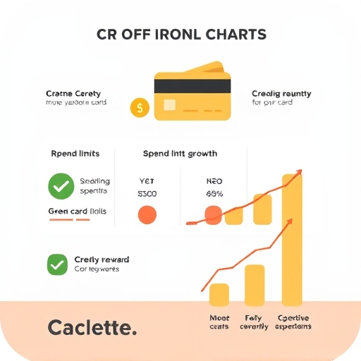 彰銀 My 購卡回饋與消費上限的簡化圖表插圖,顯示清晰區段與正面財務成長指標