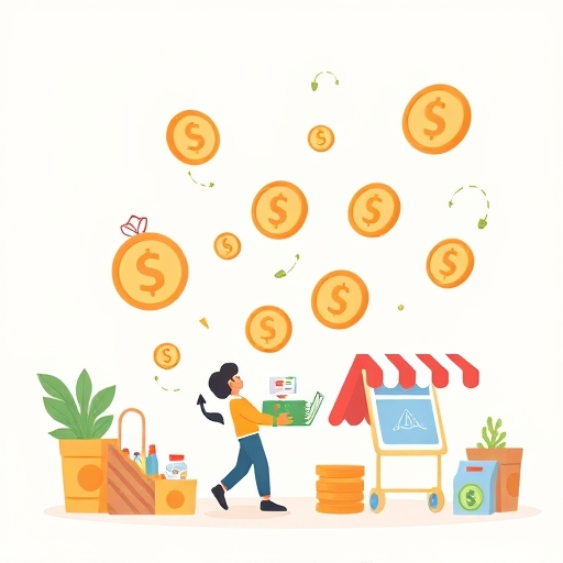 日常SEO任務如關鍵字研究和內容優化轉化為排名提升的圖像，帶有親切實用的感覺