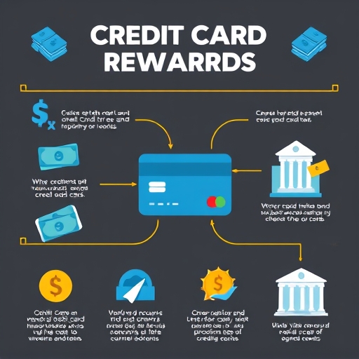 信用卡回饋細節分解圖，包含數位帳單與銀行帳戶圖示，清晰資訊圖風格，明亮教育色調